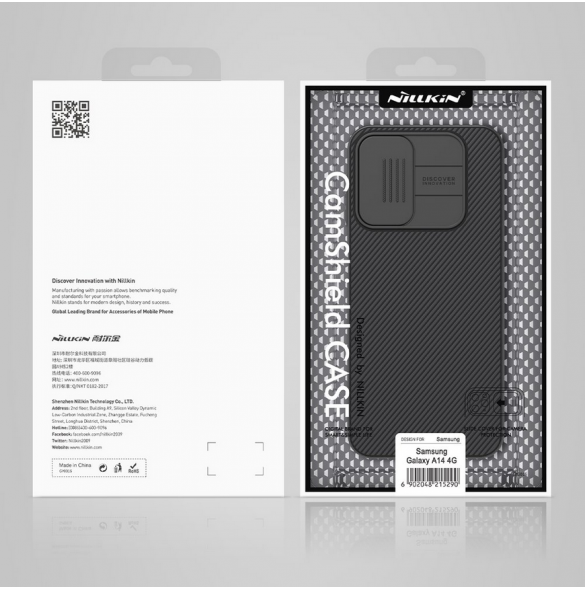 Nillkin CamShield Hard Case för Samsung Galaxy A14 4G Svart
