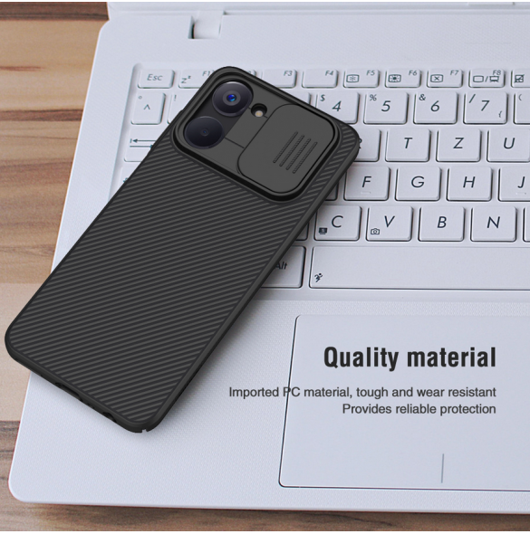 Nillkin CamShield Hard Case för Realme 10 4G Svart
