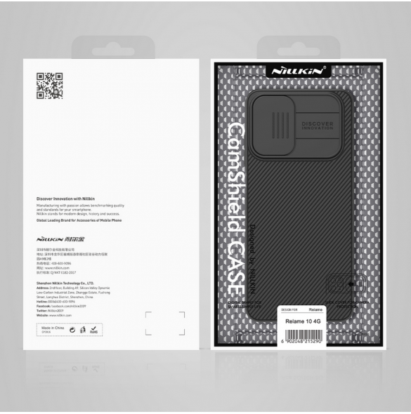 Nillkin CamShield Hard Case för Realme 10 4G Svart