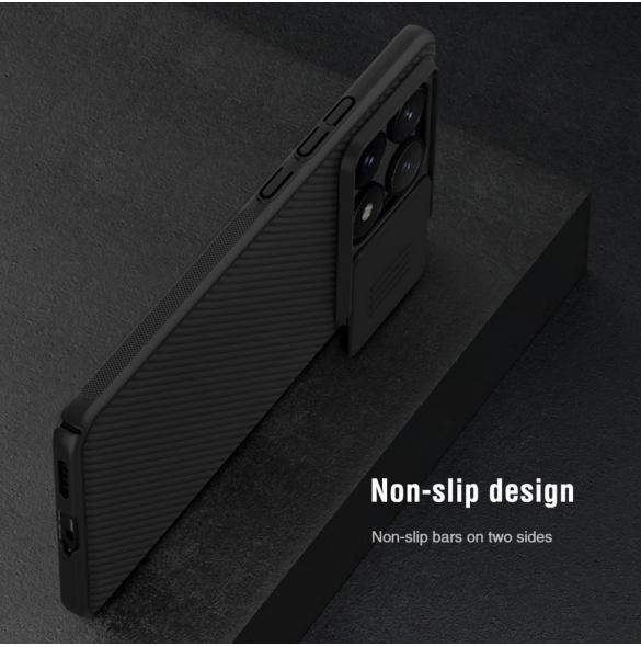 Nillkin CamShield Hard Case för Poco X6 Pro 5G Svart