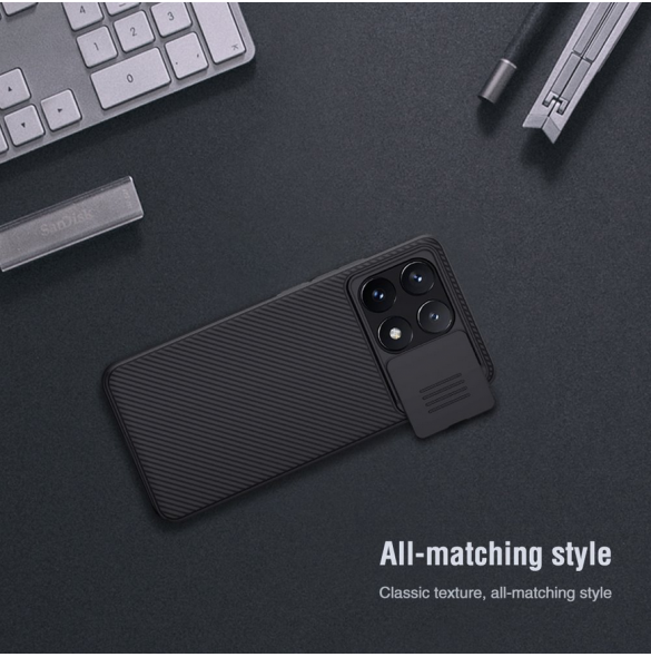 Nillkin CamShield Hard Case för Poco X6 Pro 5G Svart