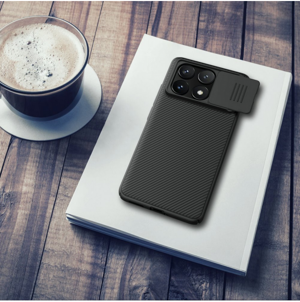 Nillkin CamShield Hard Case för Poco X6 Pro 5G Svart