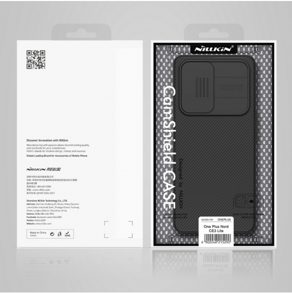 Nillkin CamShield Hard Case för OnePlus Nord CE 3 Lite Svart
