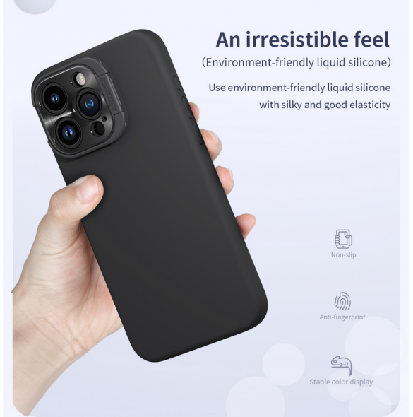 Nillkin LensWing Magnetic Hard Case för Apple iPhone 15 Pro Max Svart