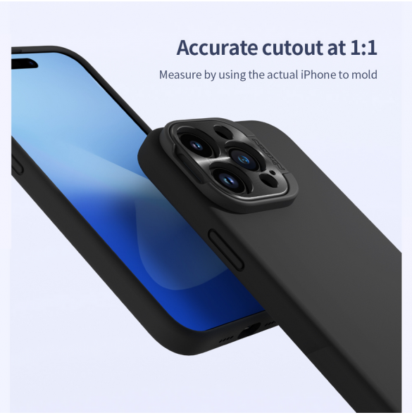 Nillkin LensWing Magnetic Hard Case för Apple iPhone 15 Pro Max Svart
