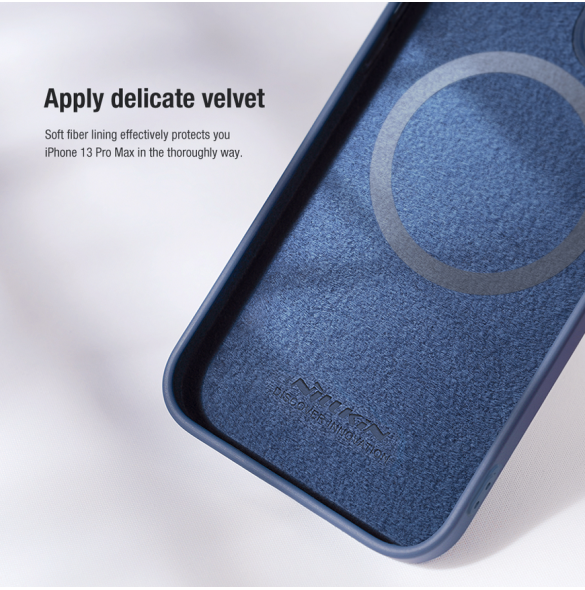 Nillkin CamShield Silky Magnetic Silikonfodral till Apple iPhone 14 Pro Svart