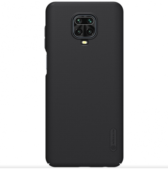 Nillkin Super Frosted Back Cover för Xiaomi Redmi Note 9 Pro/9S/9 Pro Max Svart