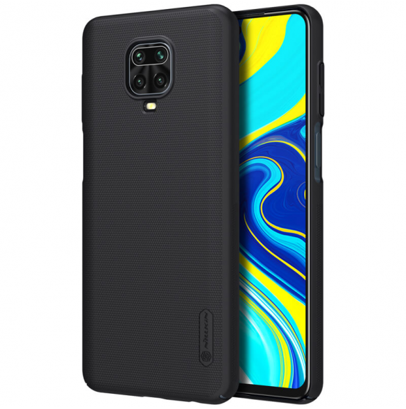 Nillkin Super Frosted Back Cover för Xiaomi Redmi Note 9 Pro/9S/9 Pro Max Svart