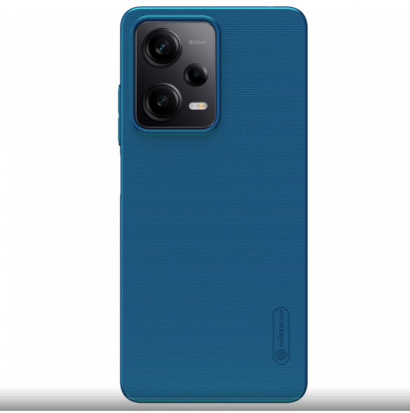 Nillkin Super Frosted Back Cover för Xiaomi Redmi Note 12 Pro 5G/Poco X5 Pro 5G Peacock Blue