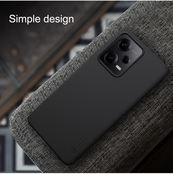 Nillkin Super Frosted Back Cover för Xiaomi Redmi Note 12 Pro 5G/Poco X5 Pro 5G Peacock Blue