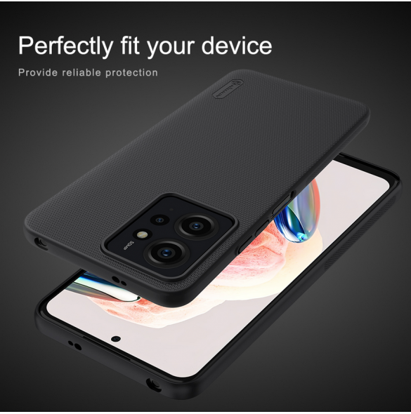 Nillkin Super Frosted Back Cover för Xiaomi Redmi Note 12 4G Peacock Blue