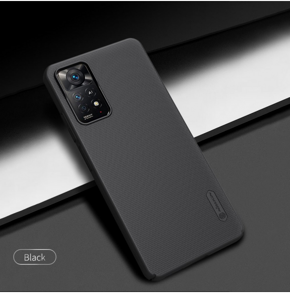 Nillkin Super Frosted Back Cover för Xiaomi Redmi Note 11 Pro/11 Pro 5G Svart