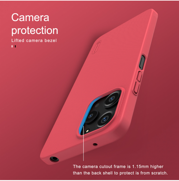 Nillkin Super Frosted Back Cover för Xiaomi Redmi 12 4G/5G Svart