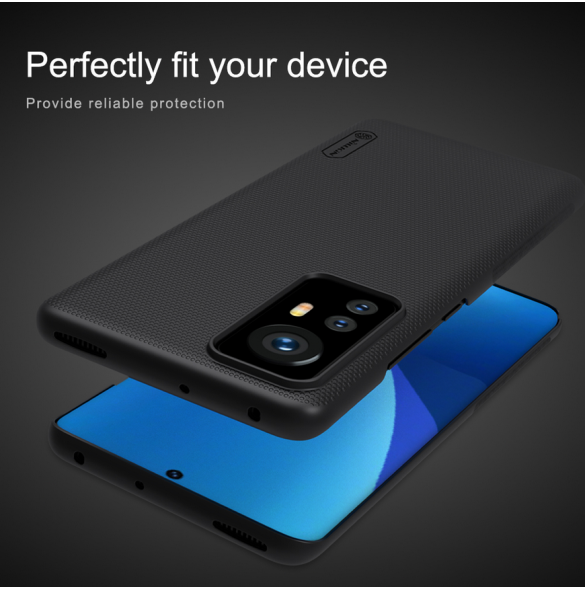 Nillkin Super Frosted Back Cover för Xiaomi 12/12X/12S Black