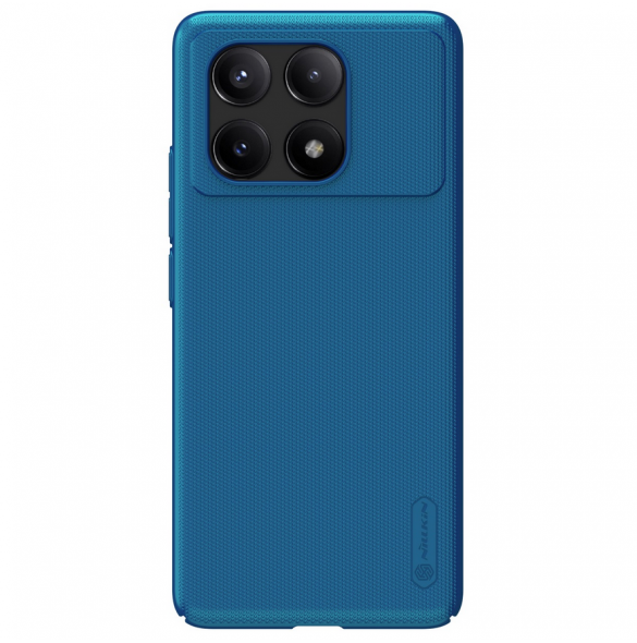 Nillkin Super Frosted Back Cover för Poco X6 Pro 5G Peacock Blue