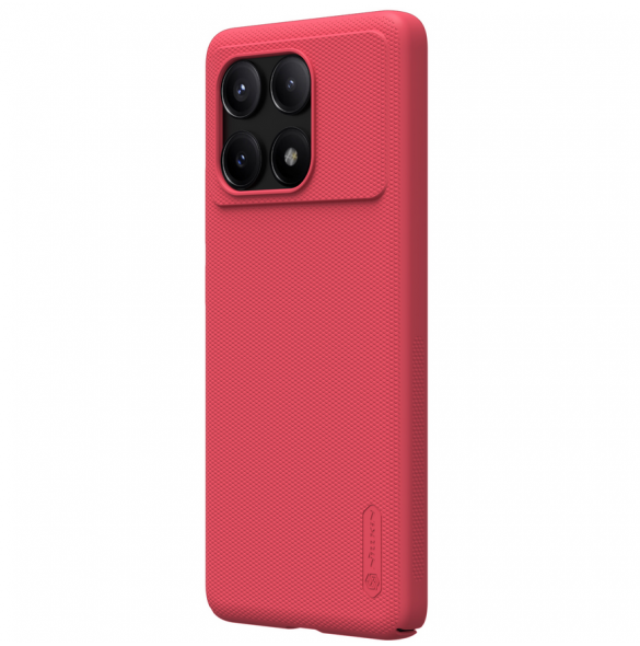 Nillkin Super Frosted Back Cover för Poco X6 Pro 5G Bright Red