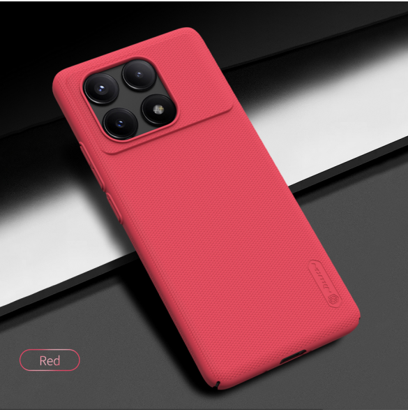 Nillkin Super Frosted Back Cover för Poco X6 Pro 5G Bright Red