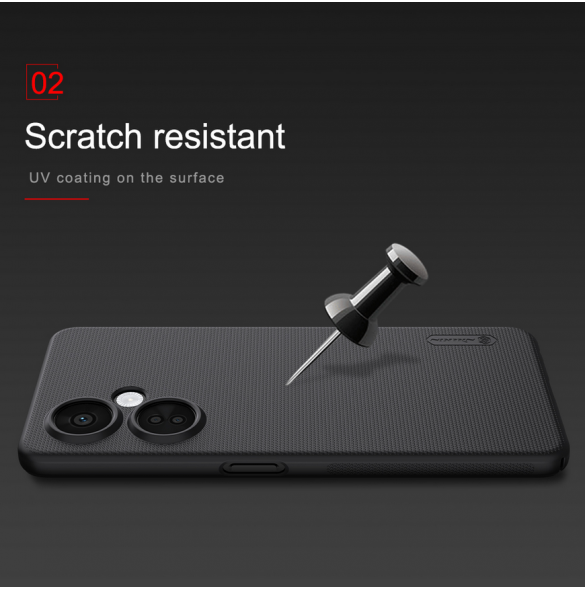 Nillkin Super Frosted Back Cover för OnePlus Nord CE 3 Lite Svart
