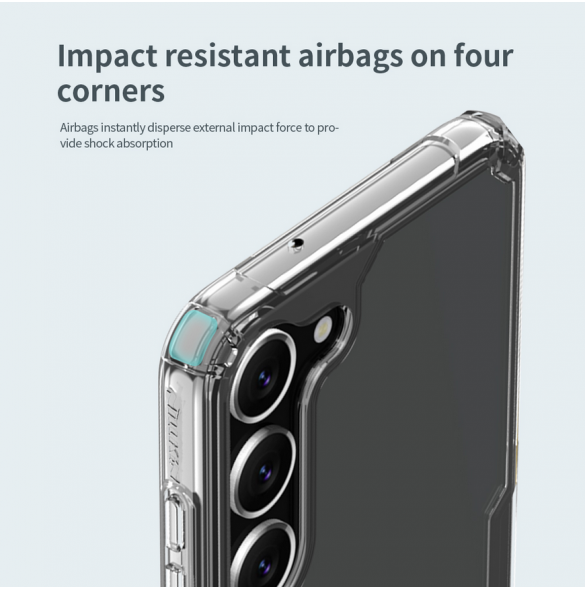 Nillkin Nature TPU PRO skal till Samsung Galaxy S23+ Transparent