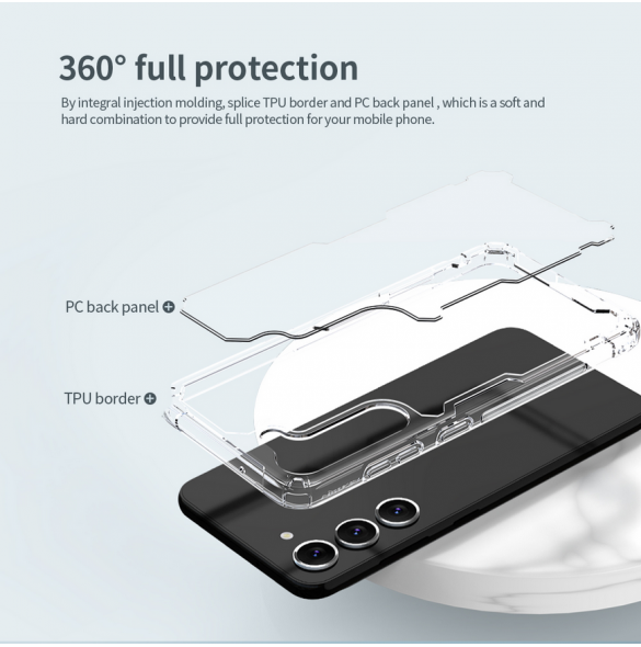 Nillkin Nature TPU PRO skal till Samsung Galaxy S23+ Transparent