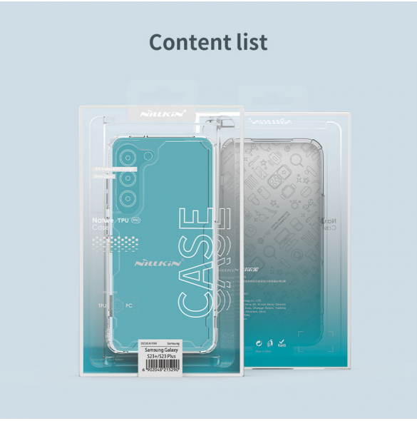 Nillkin Nature TPU PRO skal till Samsung Galaxy S23+ Transparent