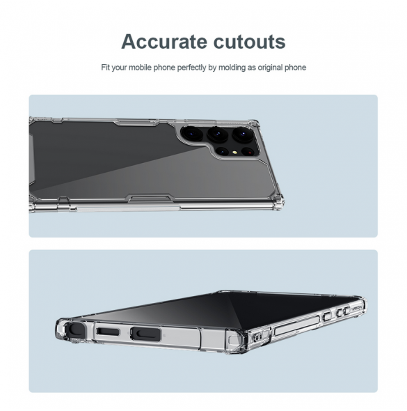 Nillkin Nature TPU PRO skal till Samsung Galaxy S23 Ultra Transparent