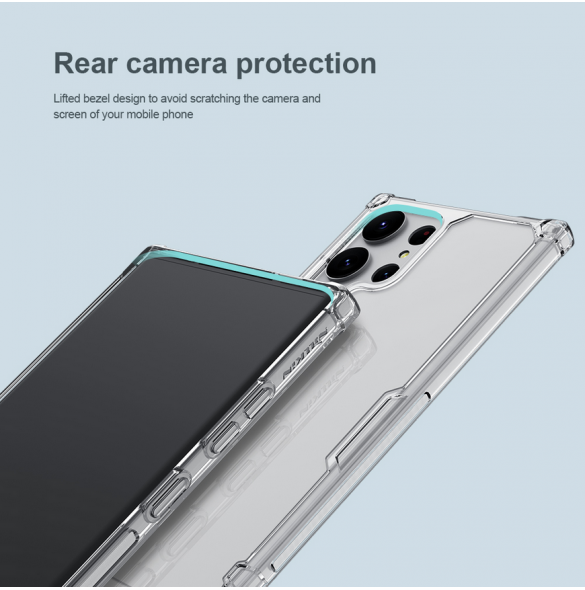 Nillkin Nature TPU PRO skal till Samsung Galaxy S23 Ultra Transparent