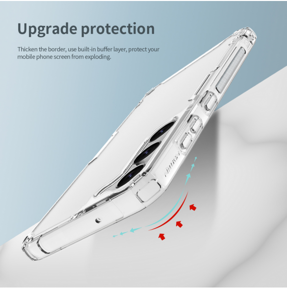 Nillkin Nature TPU PRO skal till Samsung Galaxy S23 Transparent