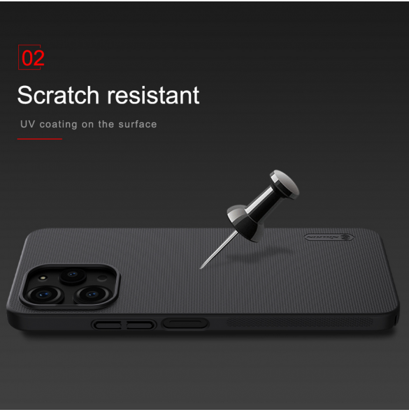Nillkin Super Frosted Back Cover för Xiaomi Redmi 12 4G/5G Bright Red