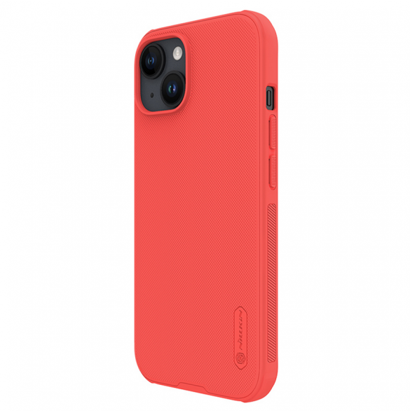 Nillkin Super Frosted PRO bakskal till Apple iPhone 15 Röd (utan logotyp)