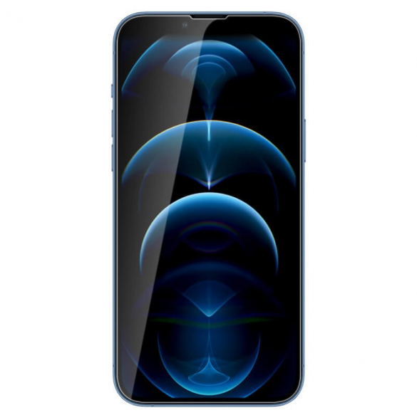 Nillkin 2in1 HD helskärmshärdat glas för Apple iPhone 14 Plus Svart