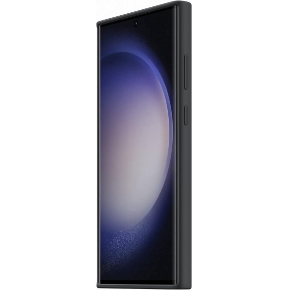 Samsung Silicone Grip Smartphone Fodral EF-GS918TBE för Galaxy S23 Ultra, Mobiltelefonfodral, Svart