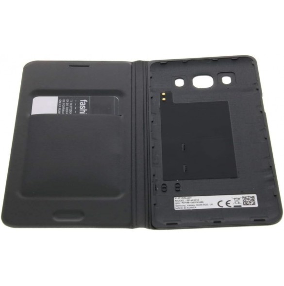 Samsung EF-WJ510PBE Original Flip Wallet Case Galaxy, J5 (2016)