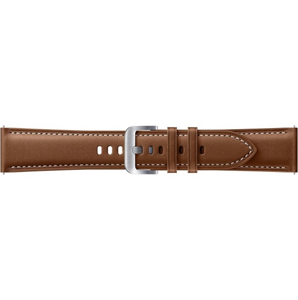 Samsung Stitch Leather ET-SLR84LAE äkta läderarmband för Galaxy Watch3 22mm Brun