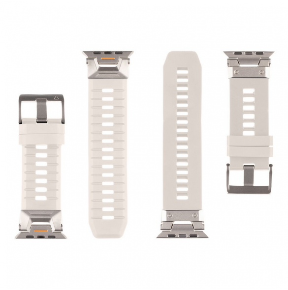 Tactical Tough Band för Apple Watch Ultra Light Grey