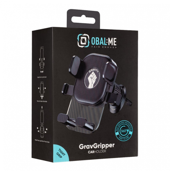 OBAL:ME GravGripper Bilhållare Svart