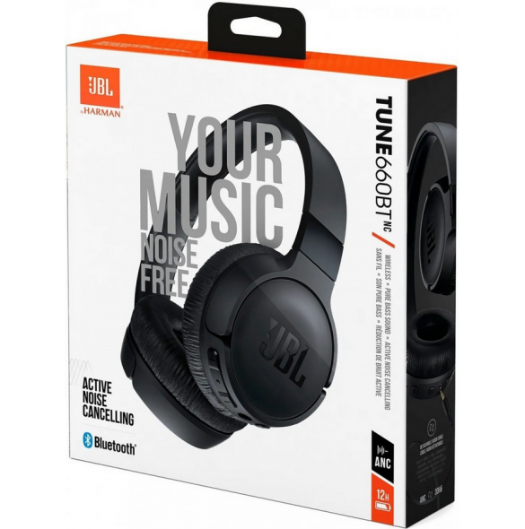 JBL Tune 660 BTNC Bluetooth Headset Svart