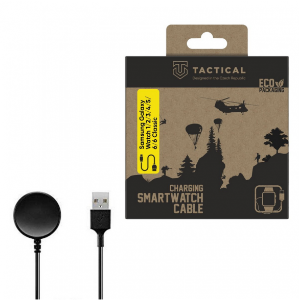 Taktisk USB-laddningskabel för Samsung Galaxy Watch 1/2/3/4/5/6/6 Classic