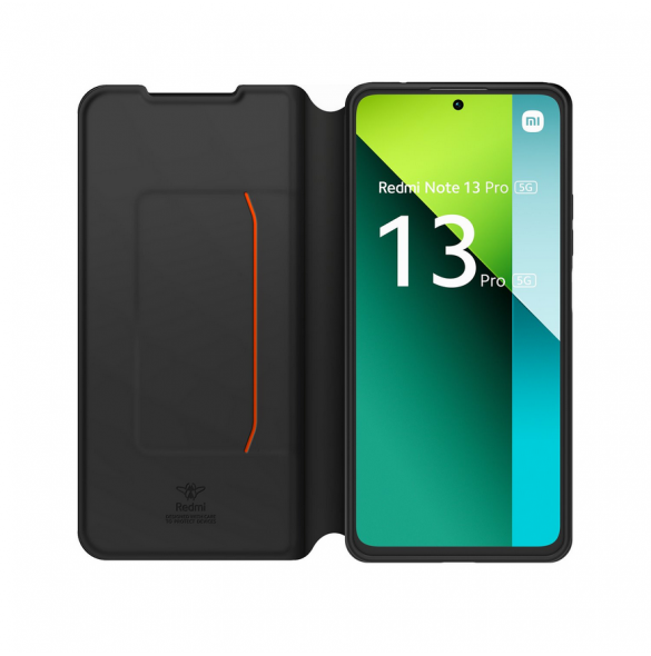 Gjord för Xiaomi bokfodral med halsband för Xiaomi Redmi Note 13 Pro 5G Black