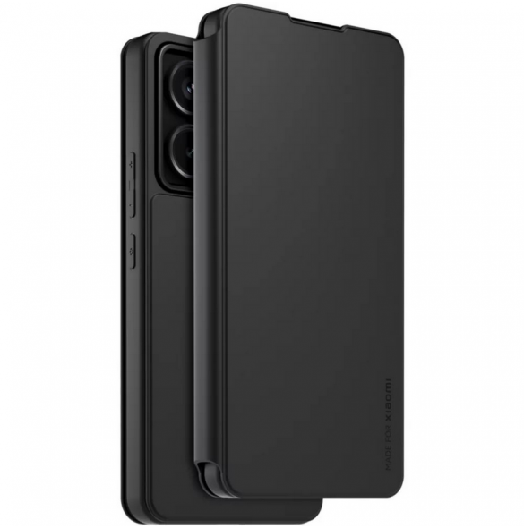 Gjord för Xiaomi Bokfodral med halsband för Xiaomi Redmi Note 13 Pro+ Svart