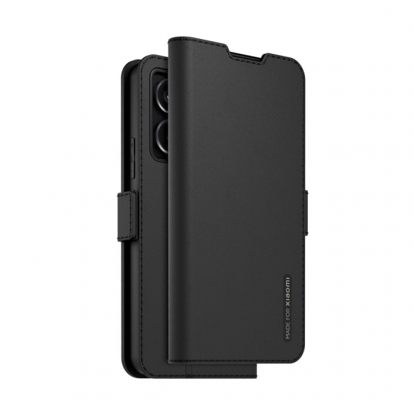 Gjord för Xiaomi bokställsfodral med halsband för Xiaomi Redmi Note 13 Pro 5G Black