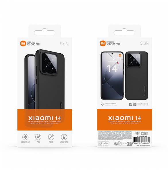 Gjord för Xiaomi TPU-fodral för Xiaomi 14 Black