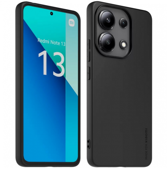 Gjord för Xiaomi TPU-skal för Xiaomi Redmi Note 13 4G Svart