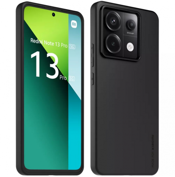 Gjord för Xiaomi TPU-skal för Xiaomi Redmi Note 13 Pro 5G Svart