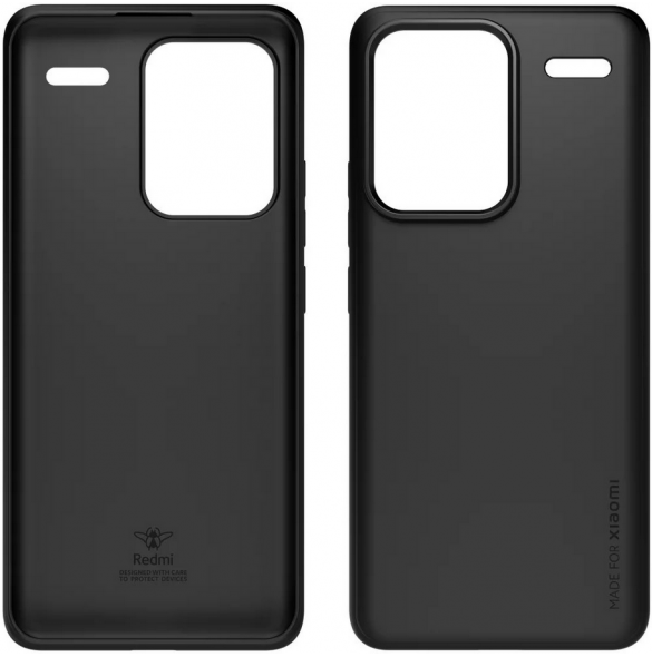 Gjord för Xiaomi TPU-fodral för Xiaomi Redmi Note 13 Pro+ 5G Svart