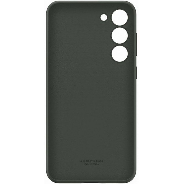 Samsung silikon smartphonefodral EF-PS916TGE för Galaxy S23+, mobilfodral, silikon, reptålig, slimmad design, kaki