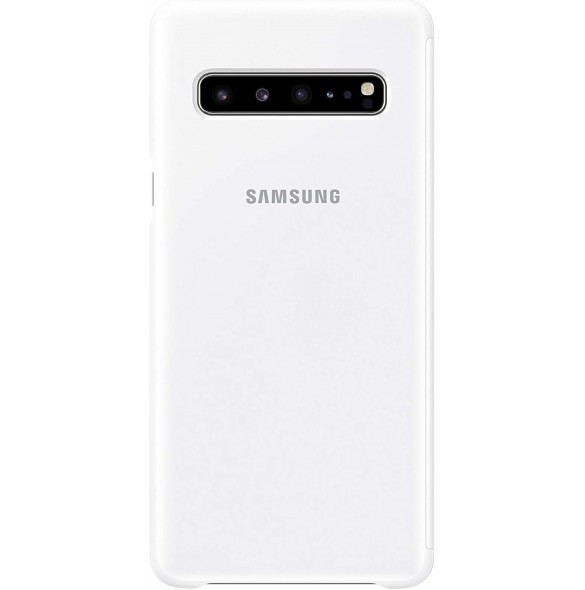 Samsung Galaxy S10 5G - Clear View Cover EF-ZG977CWE, Vit