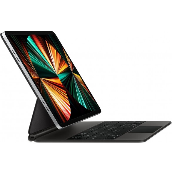 Apple Magic Keyboard (till 12,9-tums iPad Pro - femte generationen) - arabiskt - svart - MJQL3S/A