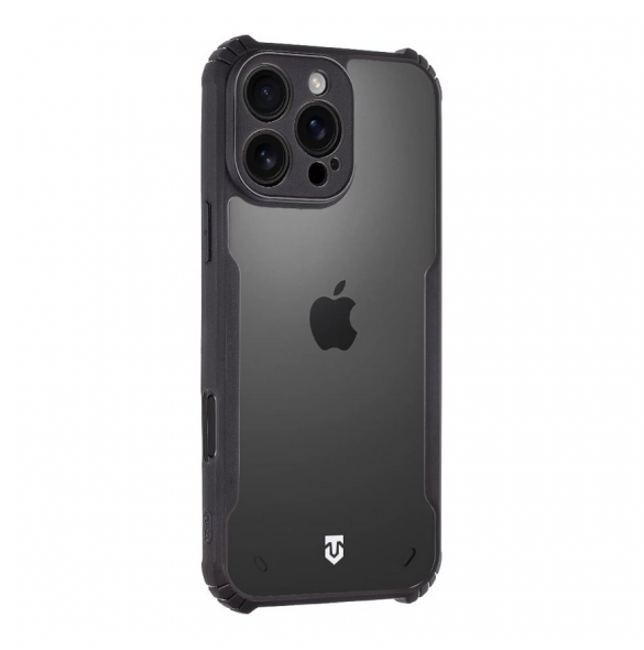 Tactical Quantum Stealth-skal till Apple iPhone 16 Pro Max Klar/svart