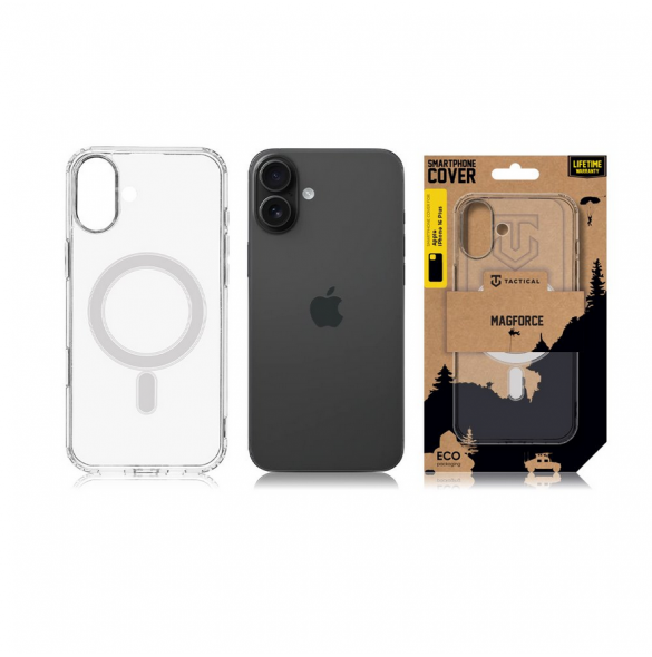 Tactical MagForce skal till Apple iPhone 16 Plus Transparent